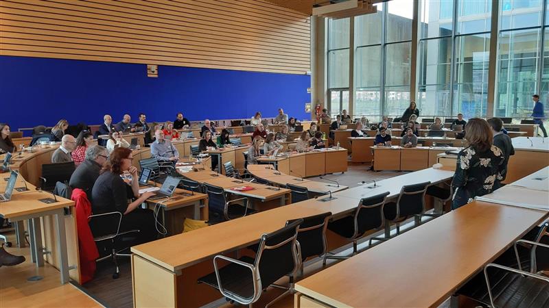 The Provincial council room, located in the Vlaams-Brabant Provincial House, Leuven, Belgium, was the ideal place for the project’s kick off meeting!